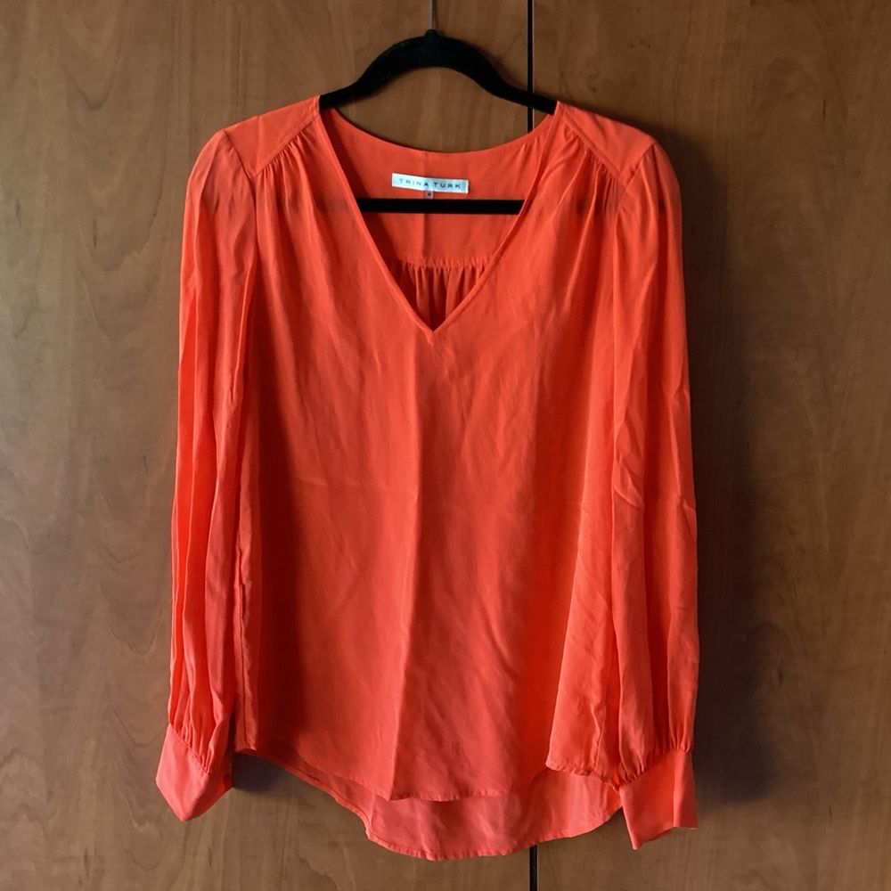 Trina Turk Silk Blouse